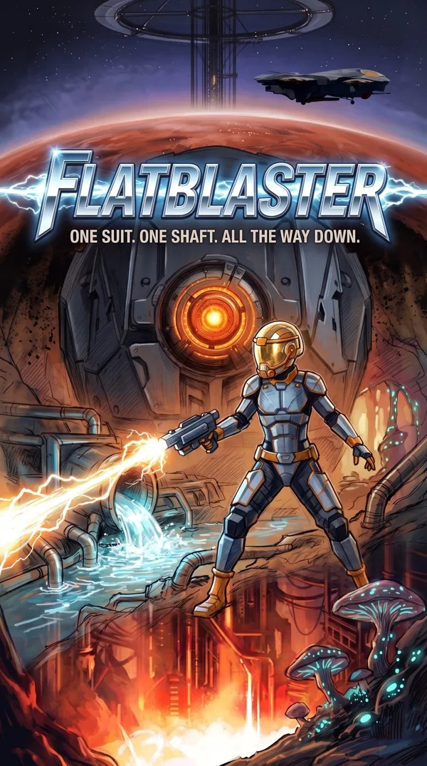 FLATBLASTER box, front