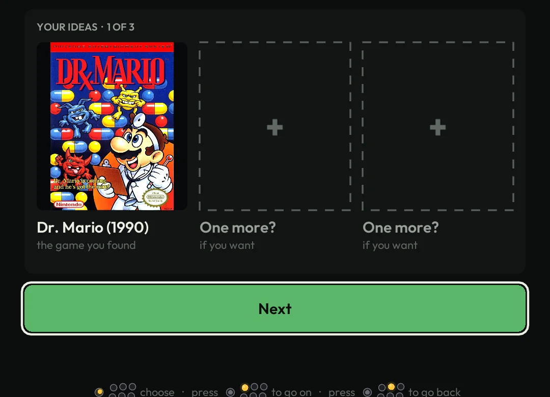 Dr. Mario on your board of ideas