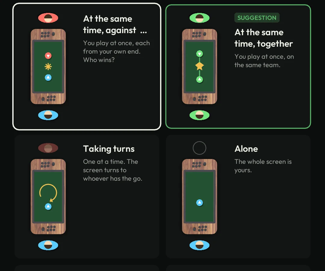 At the same time, against each other