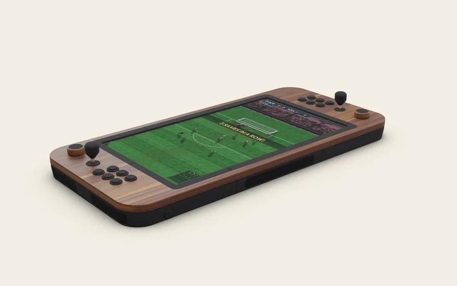FLATBOY, three-quarter view: render of the FLATBOY table